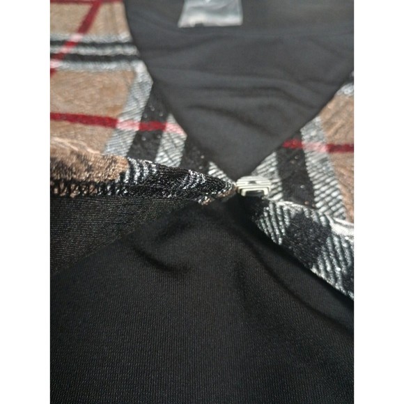 Serengeti Women Sz 1X Elegant Floral Roses Embossed Glitter Overlay Top - Picture 7 of 16